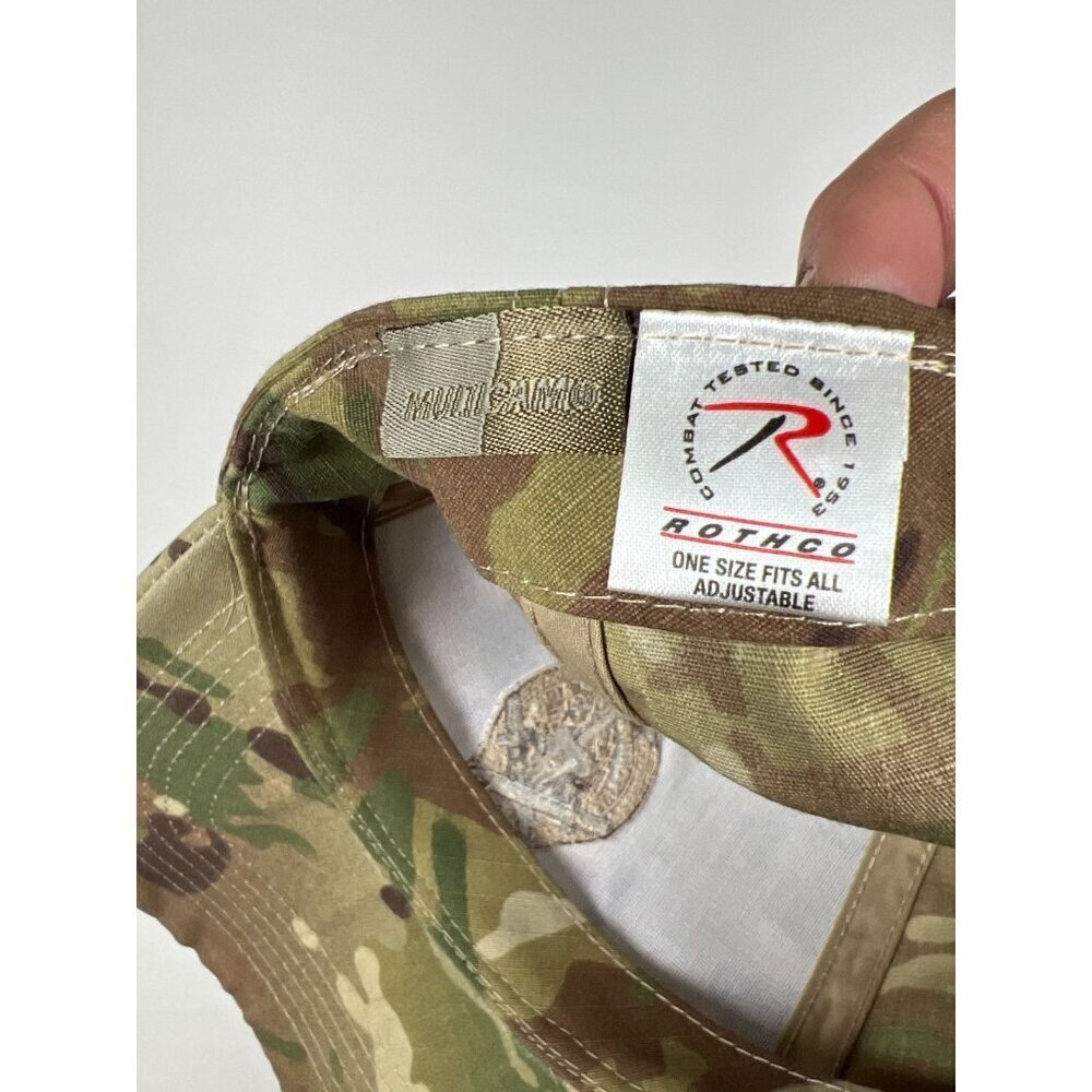 Rothco MultiCam Camo Stay Muleskinners Military Adjustable Strapback Hat NWT - Picture 5 of 5